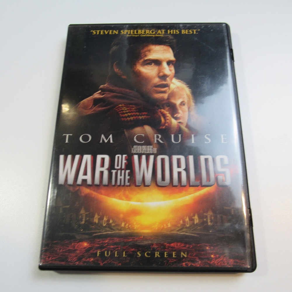 War of the Worlds DVD Tom Cruise Steven Spielberg Full‎ Screen Action